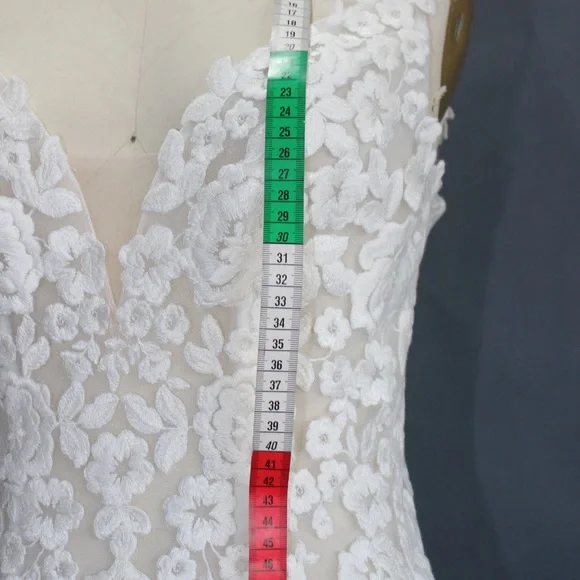 Custom Made Lace top- Light Ivory to off white in color - Picture 3 of 7